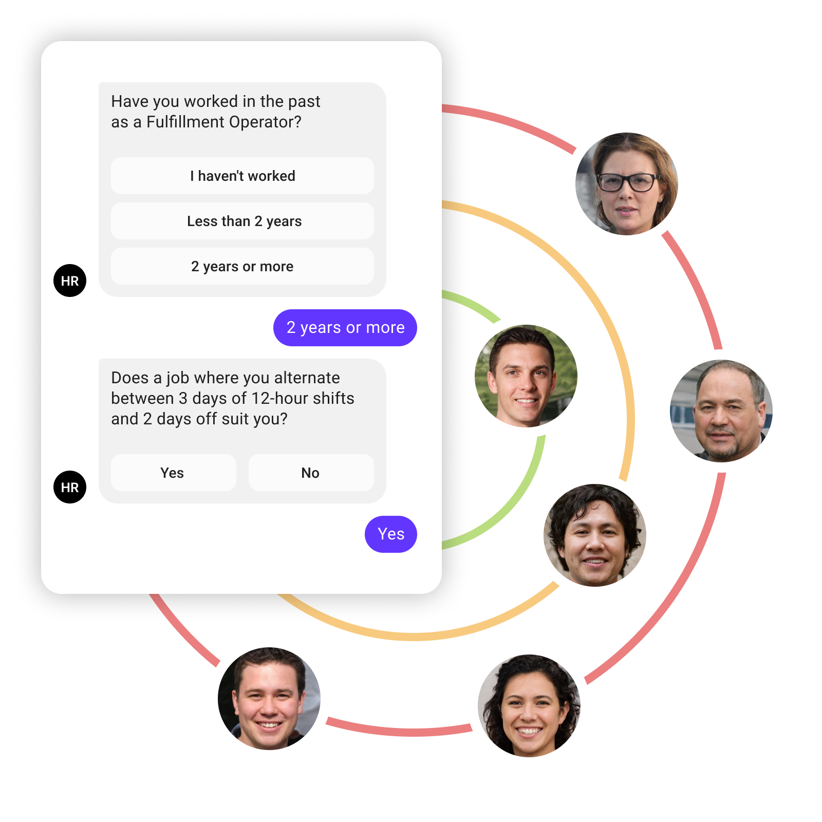 Immediate fully automated applicant screening